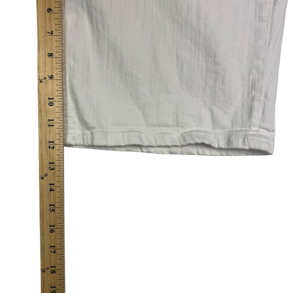 Nine West Jeans Astor Boyfriend Shorts Womens Size 14 White - Picture 12 of 13